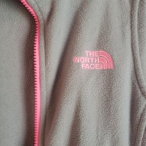 North Face size 7/8 fleece zip up